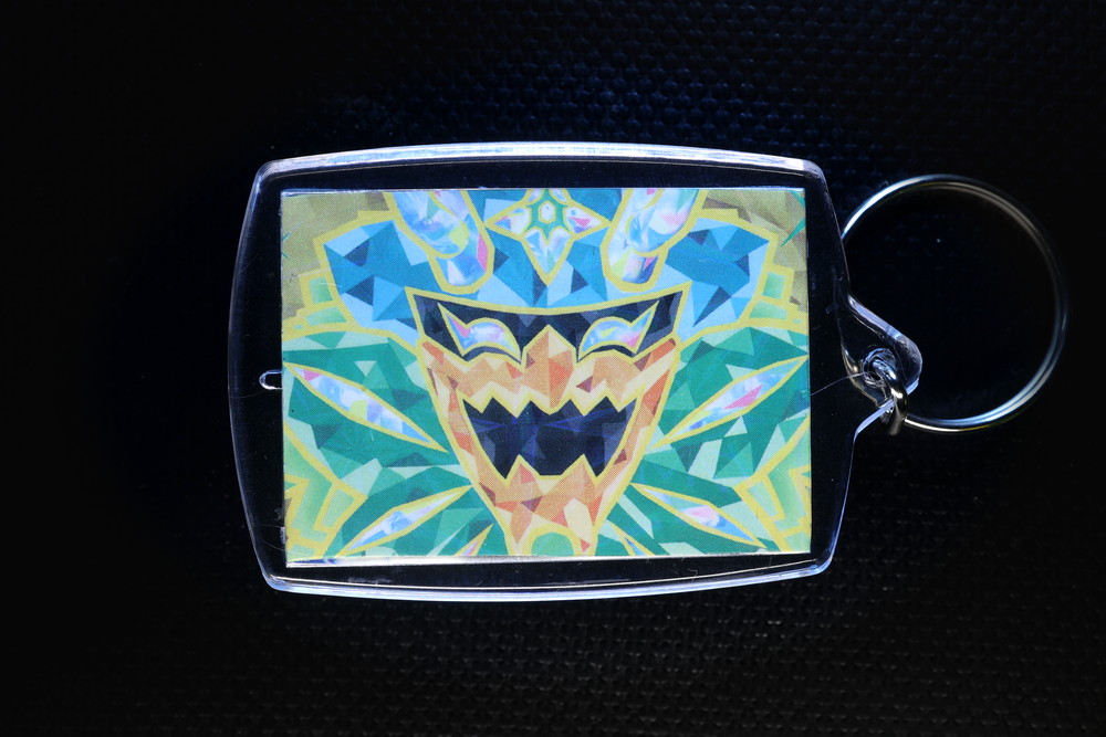 Ogerpon ex Holographic Card Keychain — $12.95