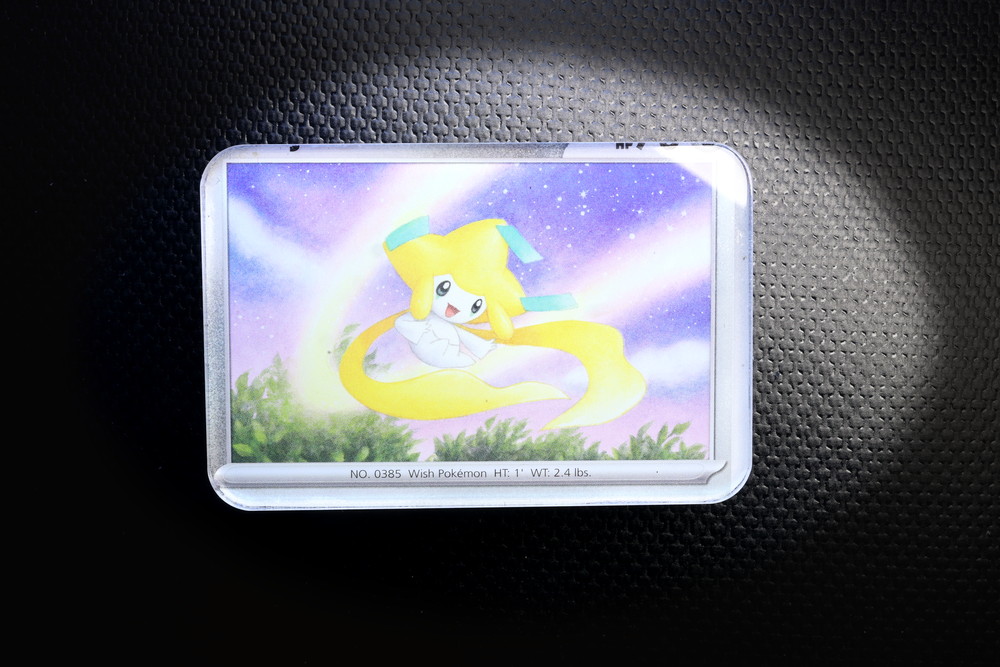 Jirachi Pokemon Card Fridge Magnet