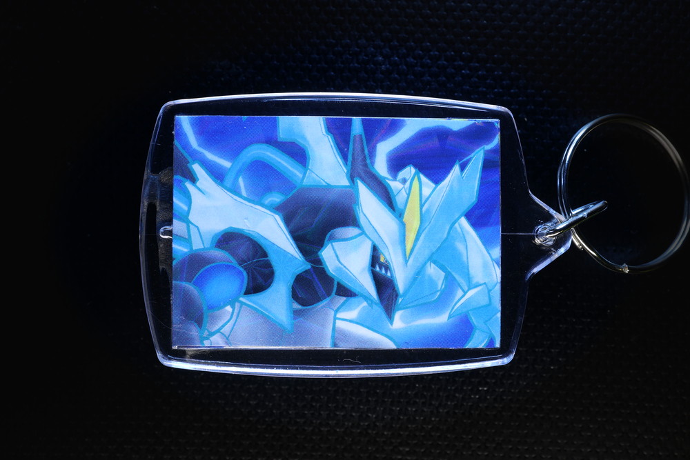 Black Kyurem ex Holographic Card Keychain — $12.95