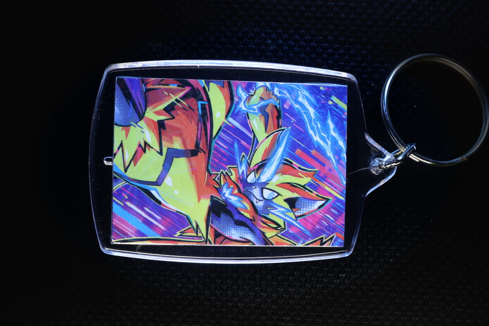 Zeraora Holographic Card Keychain — $12.95