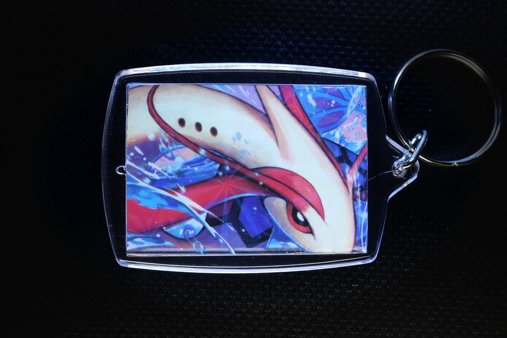 Milotic ex Holographic Card Keychain — $12.95