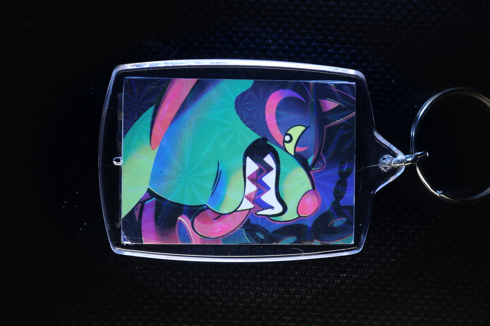 Okidogi ex Holographic Card Keychain — $12.95