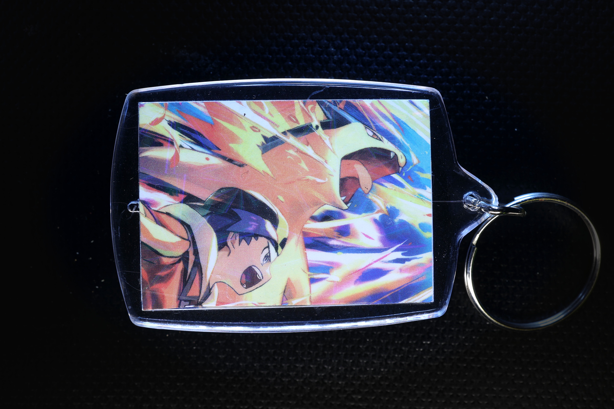 Ethan's Typhlosion Holographic Card Keychain — Tait Collectables