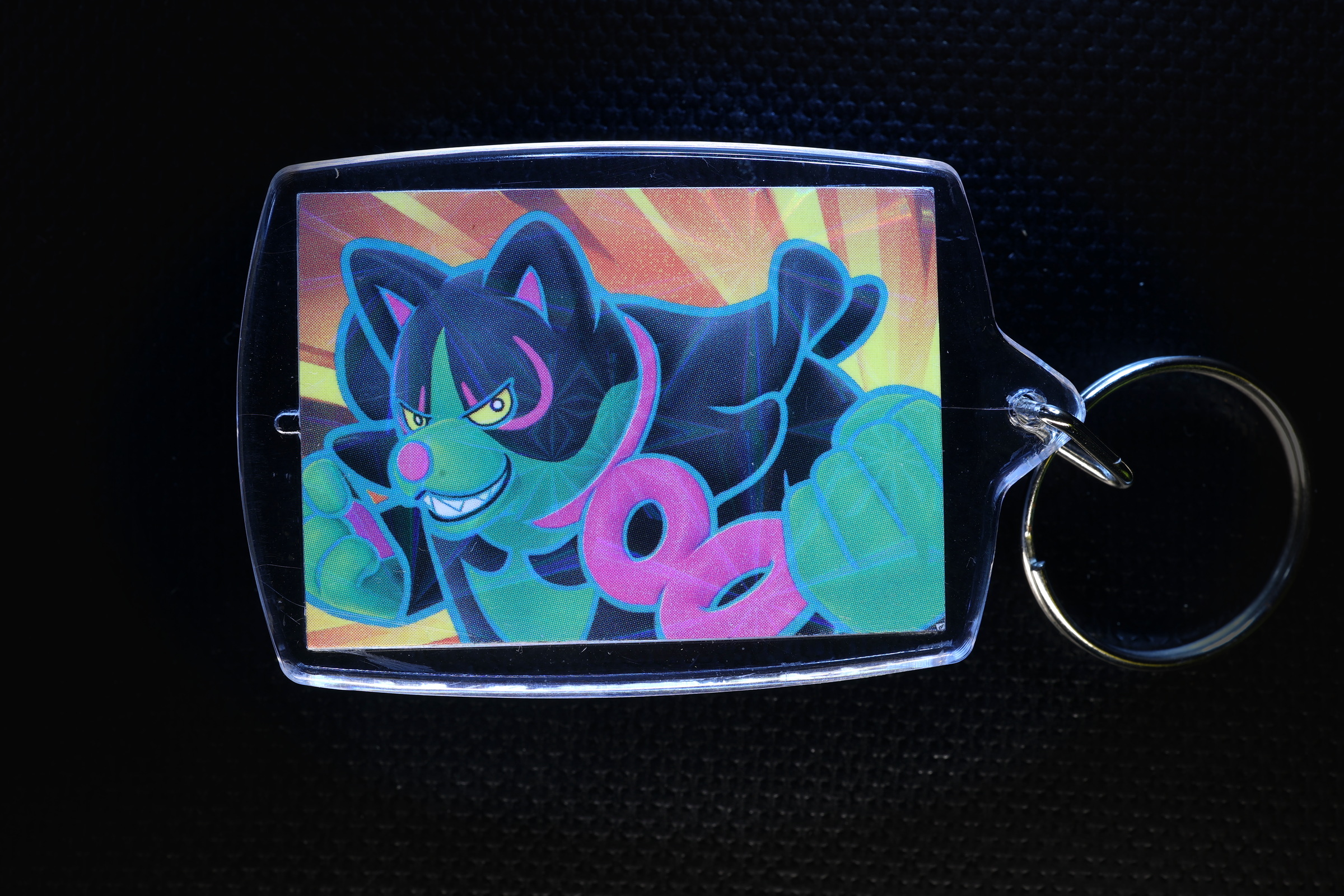 Okidogi ex Holographic Card Keychain