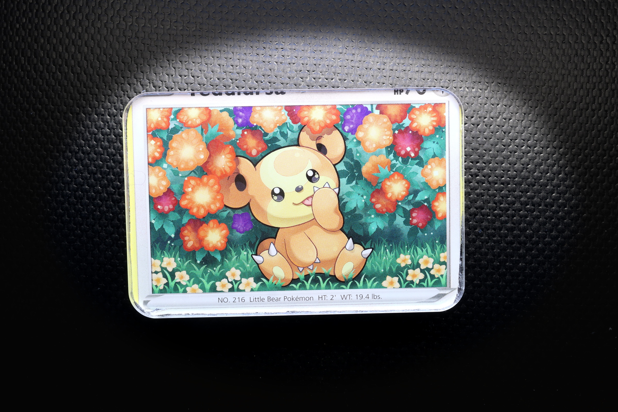 Teddiursa Pokemon Card Fridge Magnet